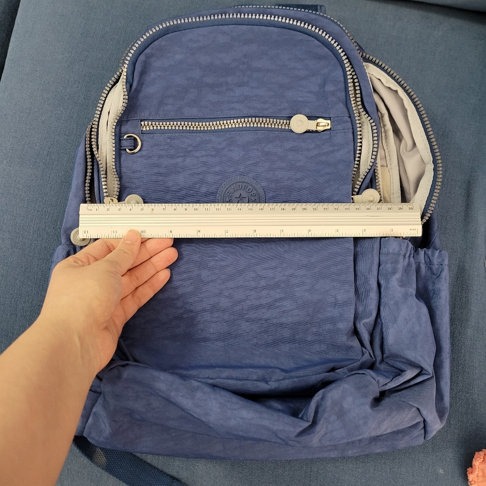 Blue backpack, big size, used once